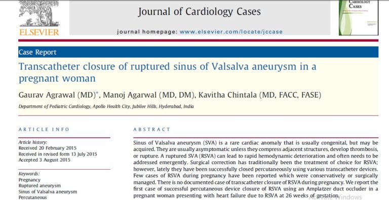Transcatheter closure of regional cleft of valvulus aneurysm - Journal of Cardiology Cases
